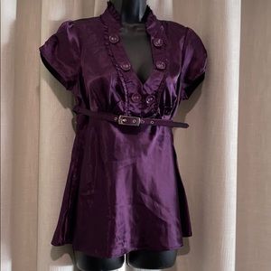 Dressy purple blouse